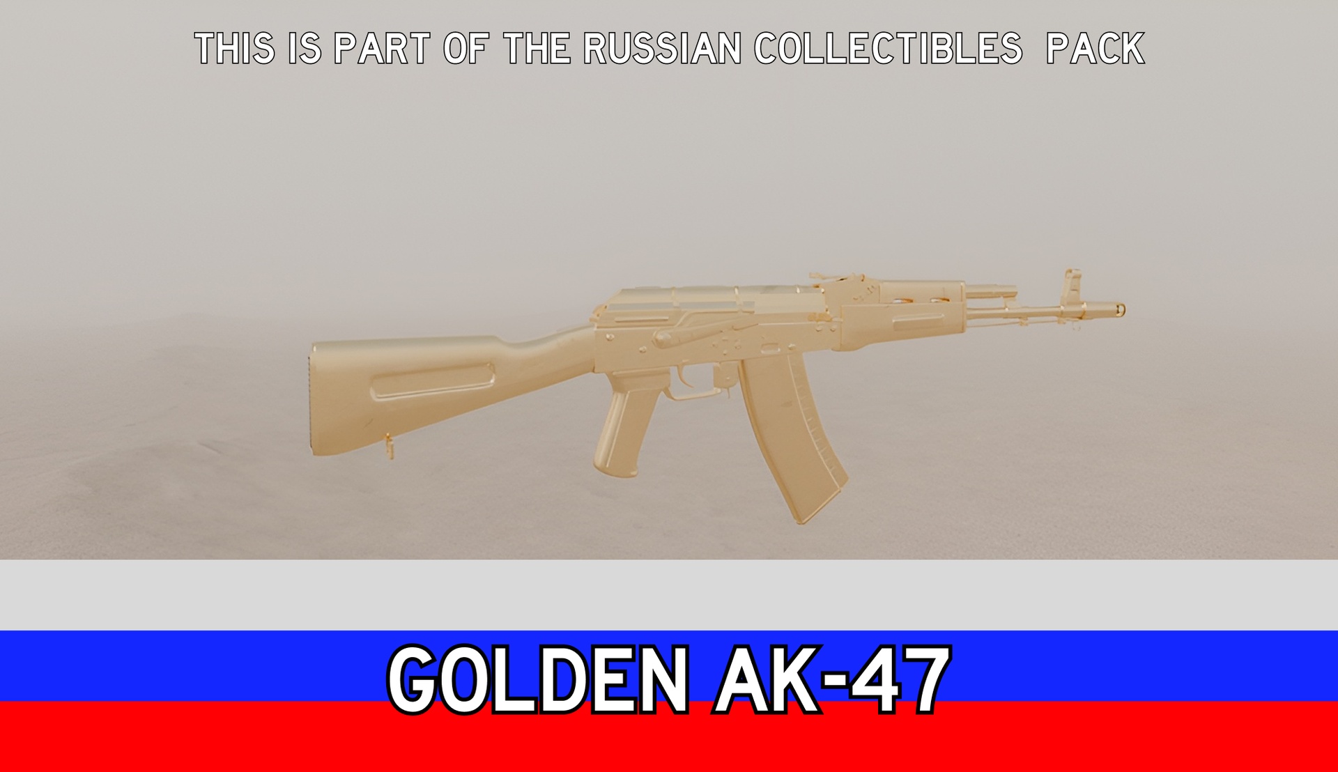 Media 1 for listing Golden AK-47