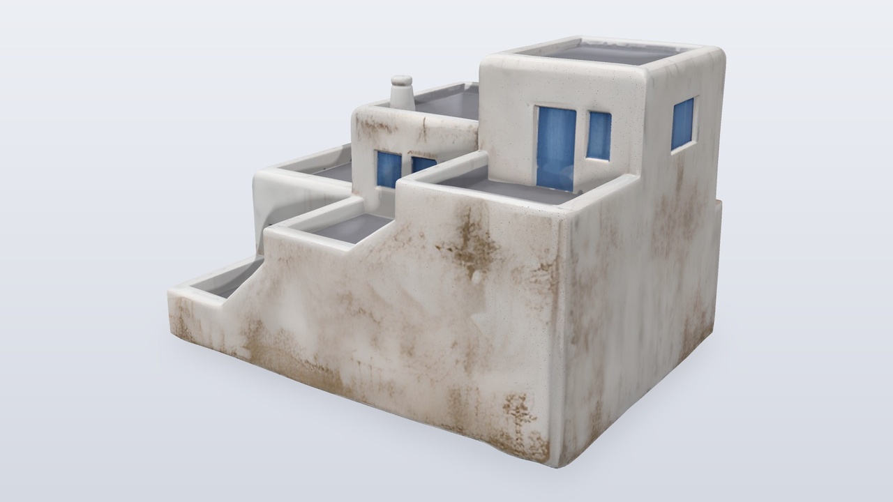 Media 1 for listing Cycladic Stepped Cube House