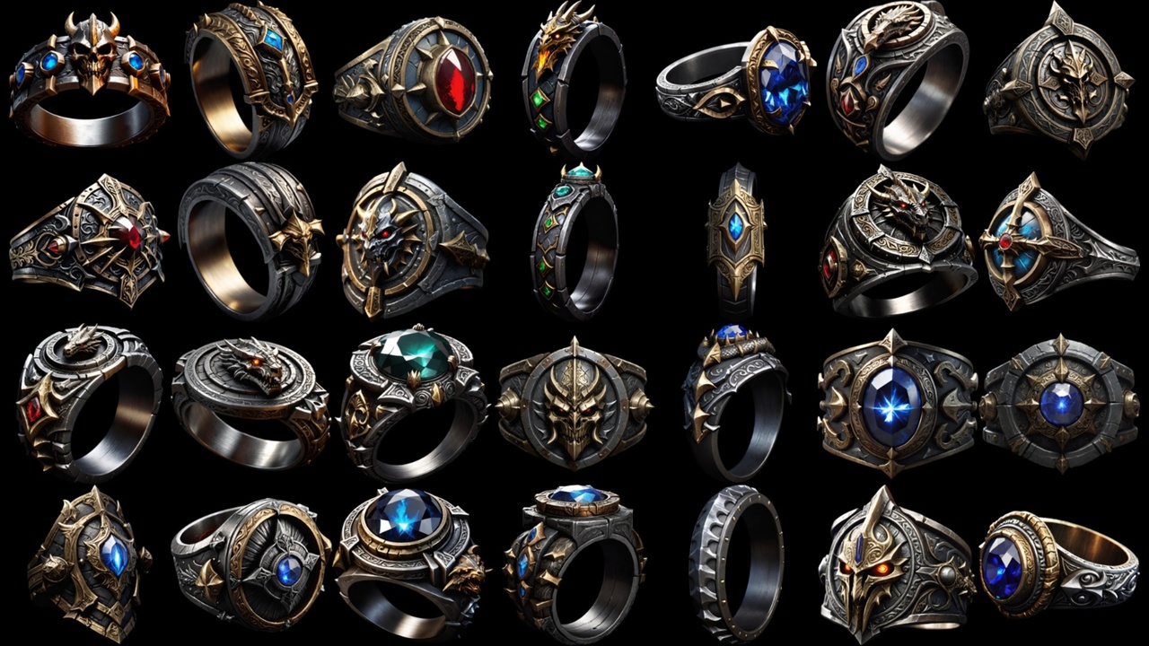 Hi-Def Rings Pack 2 - 300 Sprites | Fab