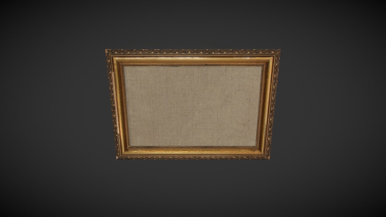 Frame Asset Old Picture Frame 03 | Fab