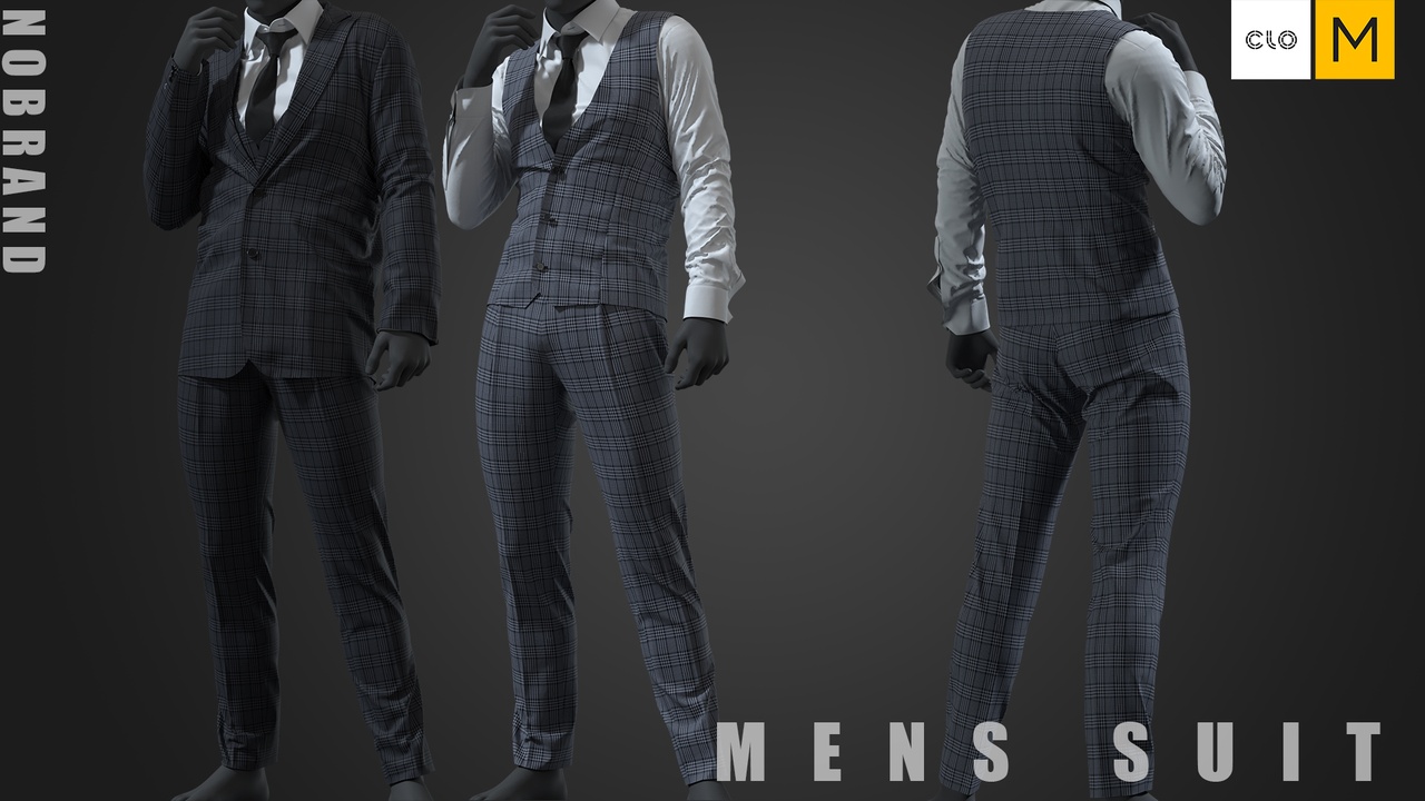 出品Mens - Check Suit Setのメディア1