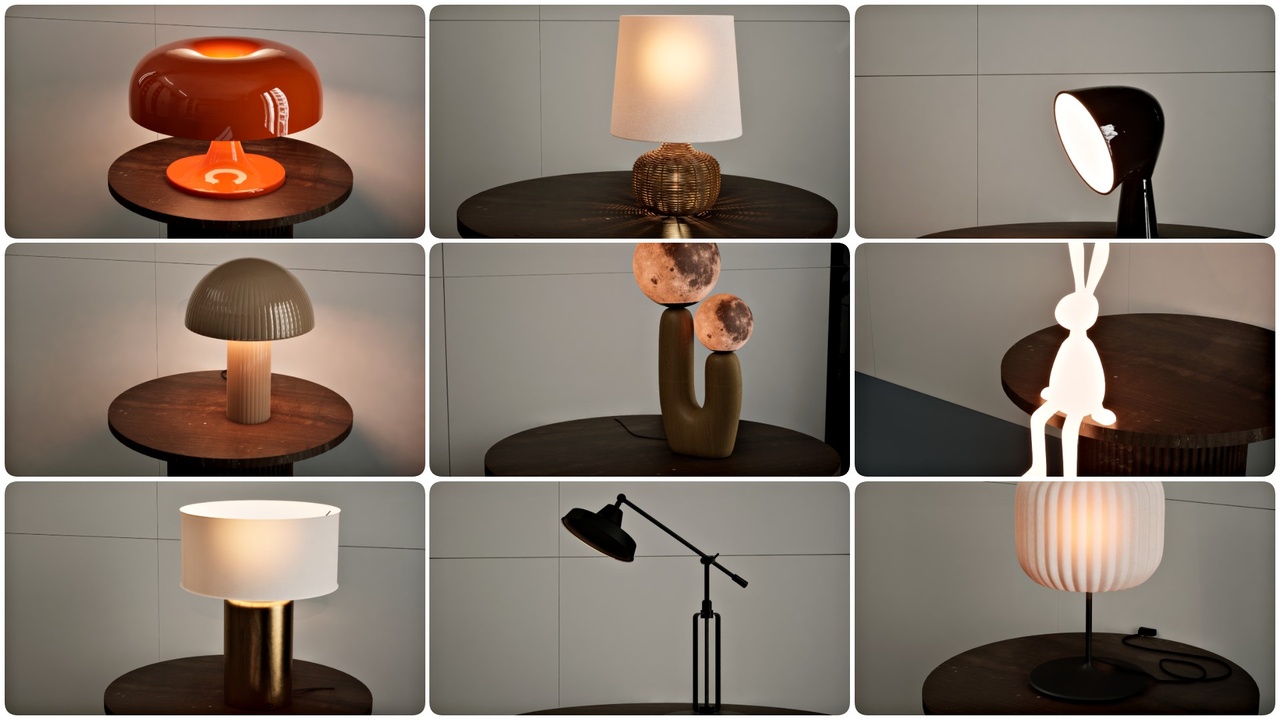 Media 1 for listing Infinity Table Lamp
