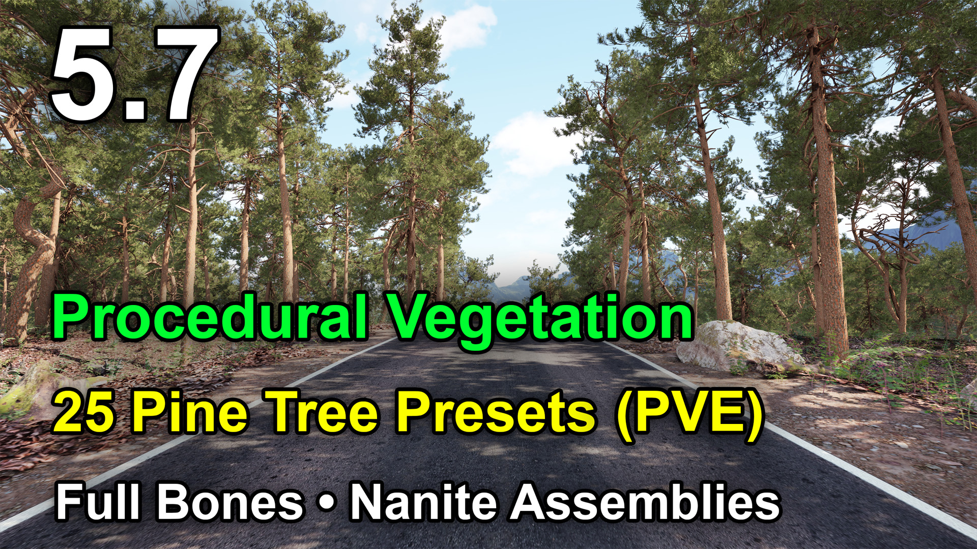 Getv Tree GV Procedural Vegetation: Pine Tree Presets | Fab