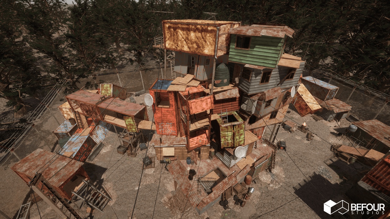 Media 1 for listing Container District Environment (Slum City) - Unity