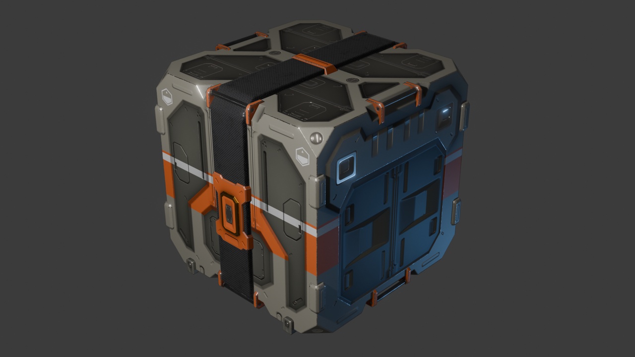 Media 1 for listing Sci-Fi Cube,Box,Case,Container