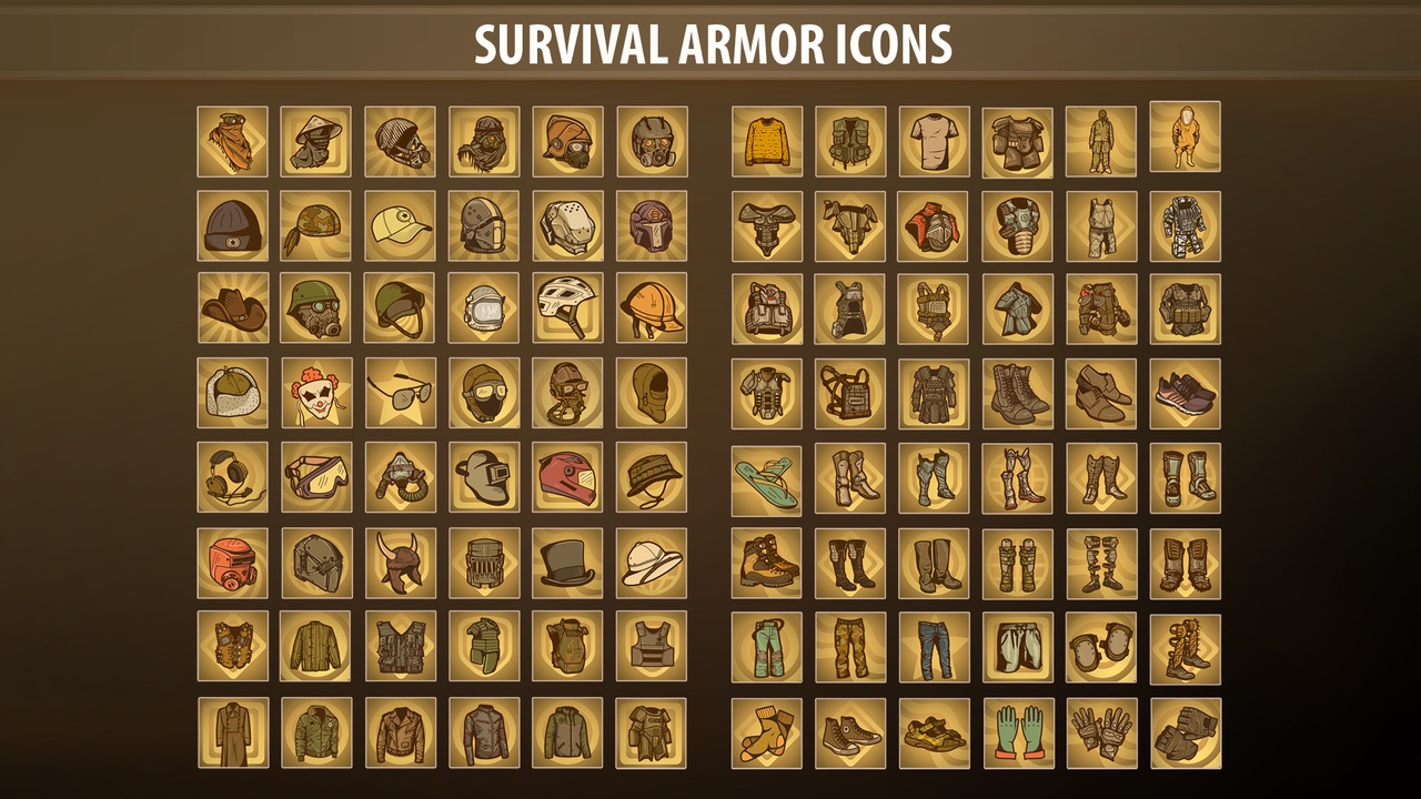 Media 1 for listing Survival Armor Icons