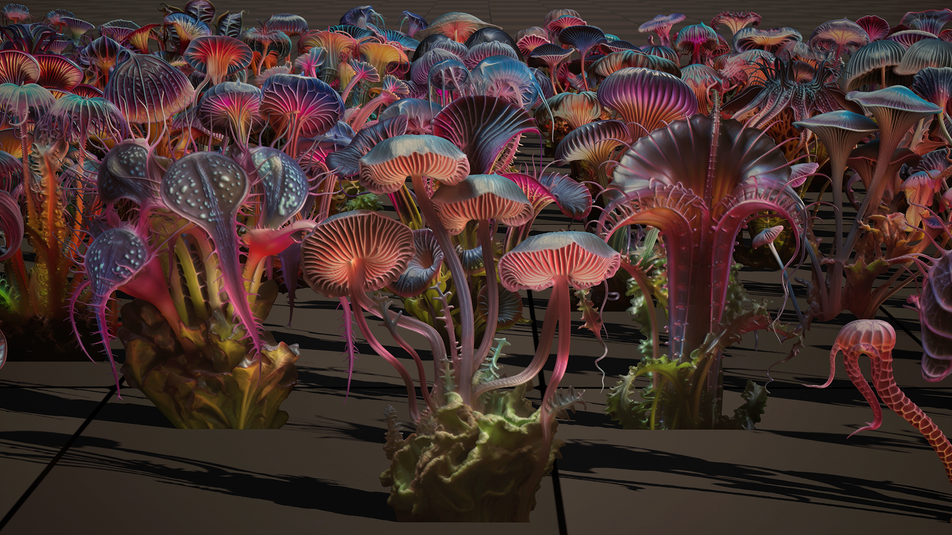 Alien Plants Pack 01 | Fab