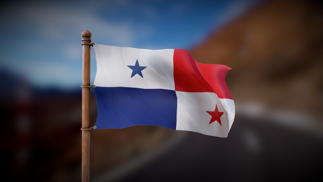 Media 1 for listing Flag of Panama - Wind Animated loop