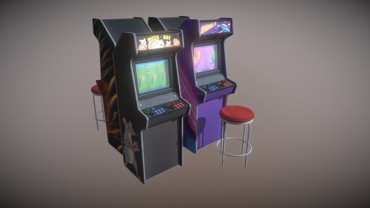 Media 1 for listing Arcade Gaming Machine | Game Ready HQ Prop