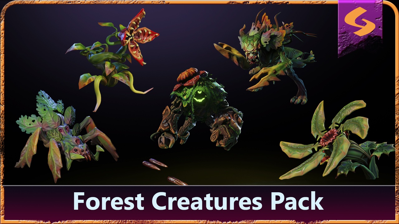 Media 1 for listing Creatures Forest Enemy Pack: Woodland Challenges
