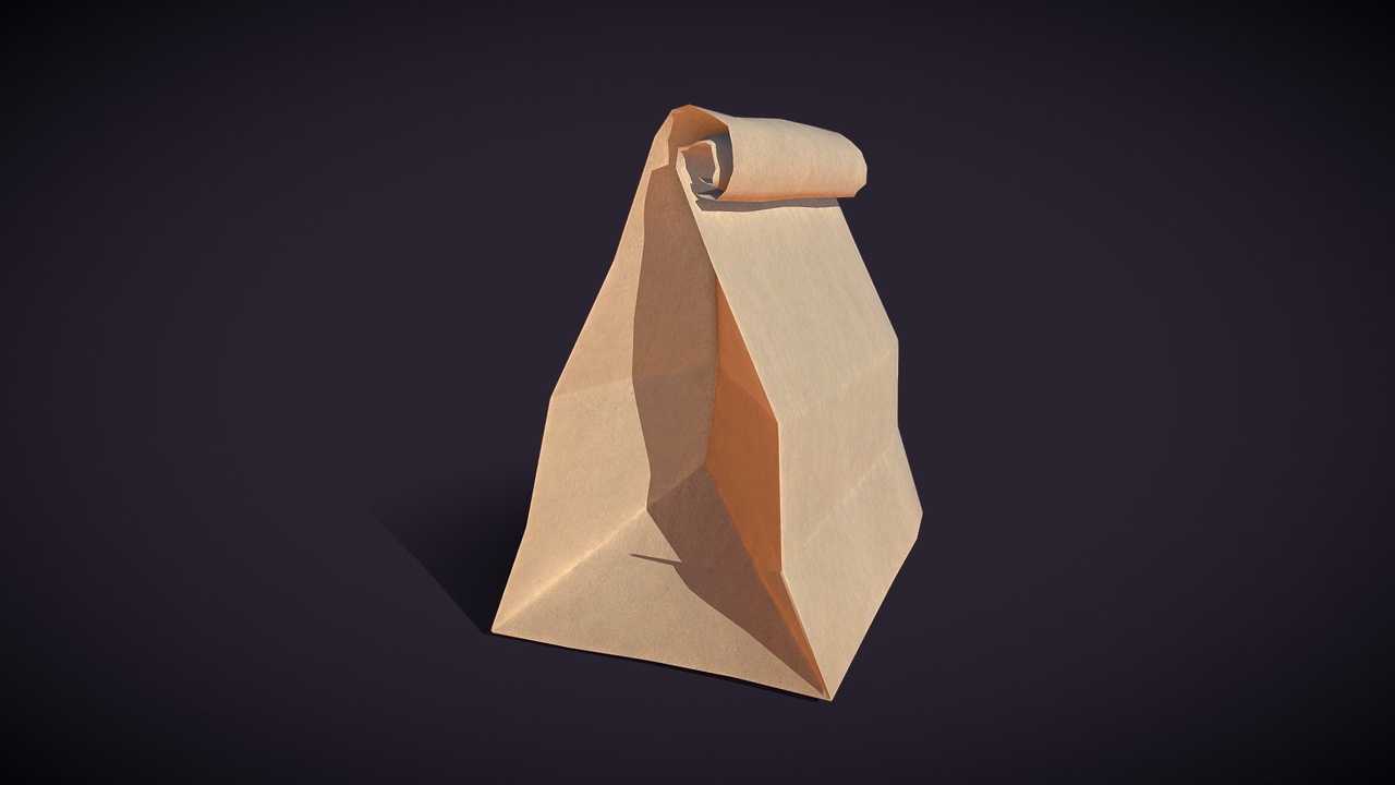 Media 1 for listing Paper Bag Sack Lunch