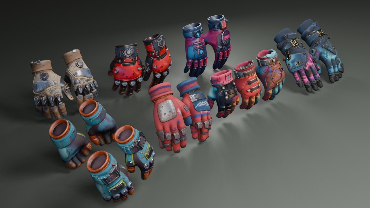 Media 1 for listing Stylized Gloves Set🧤