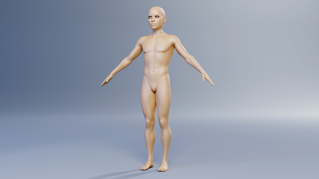 Media 1 for listing Male Basemesh 1-10