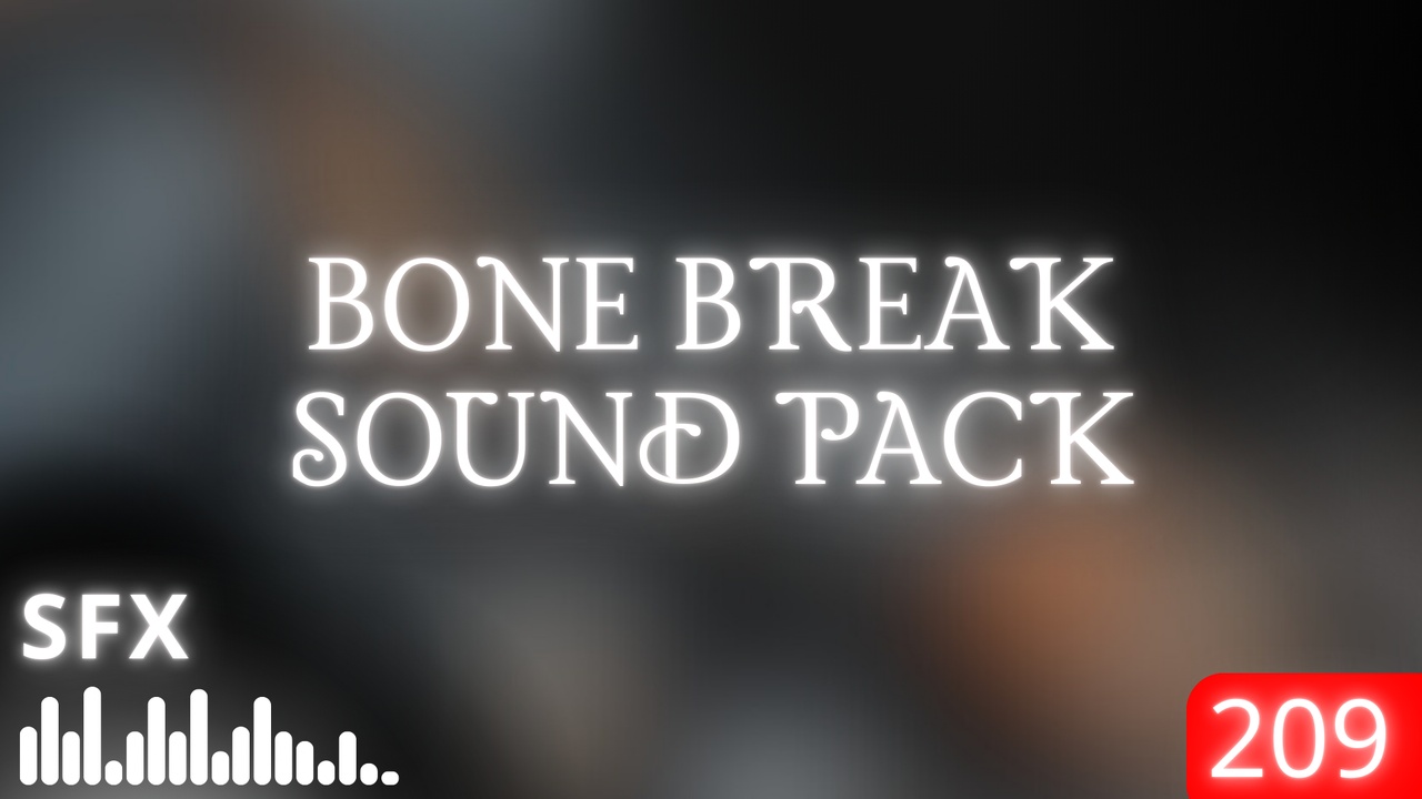 Media 1 for listing Bone Break Sound Pack