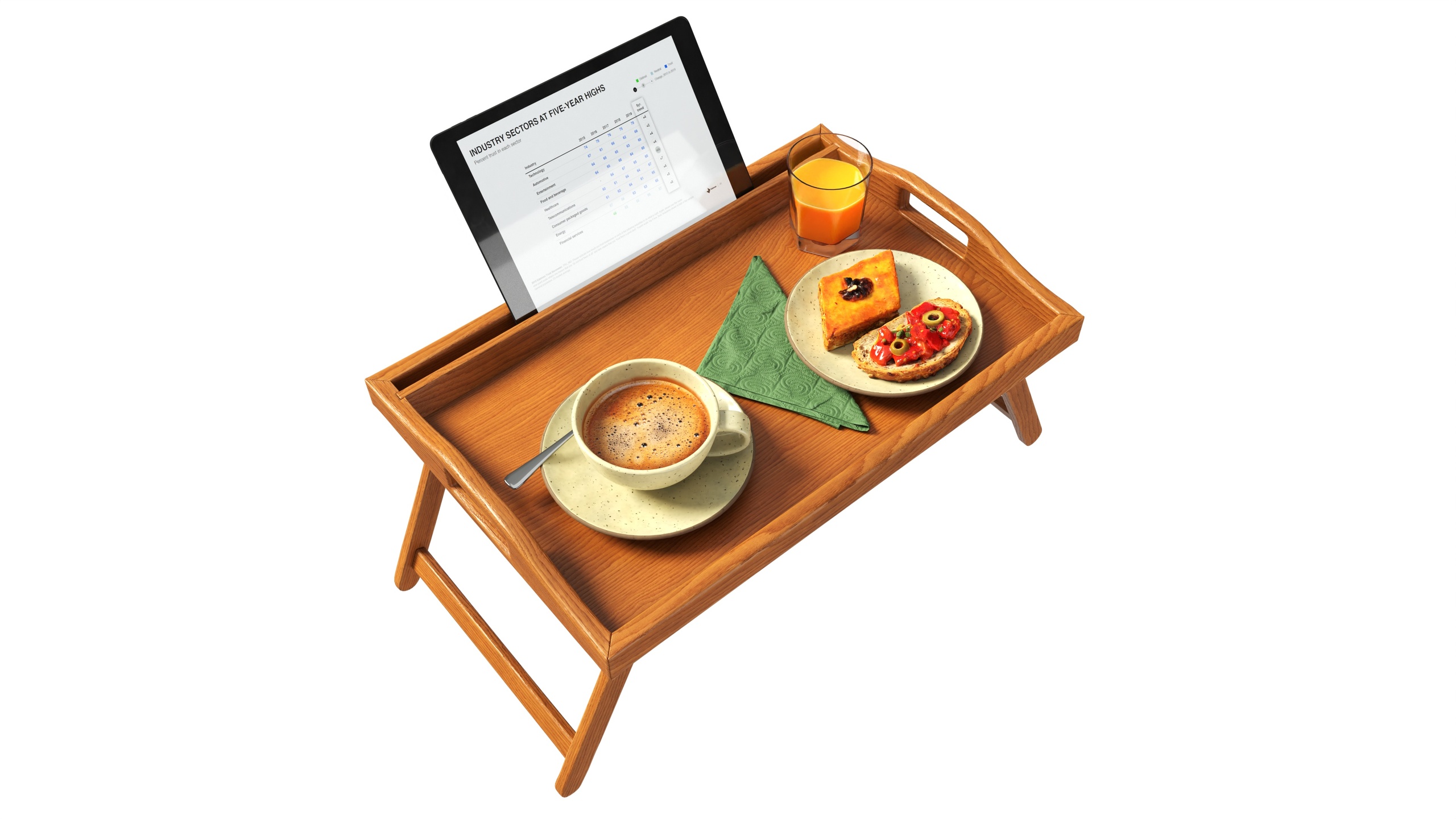 Media 1 for listing Breakfast in bed tray
