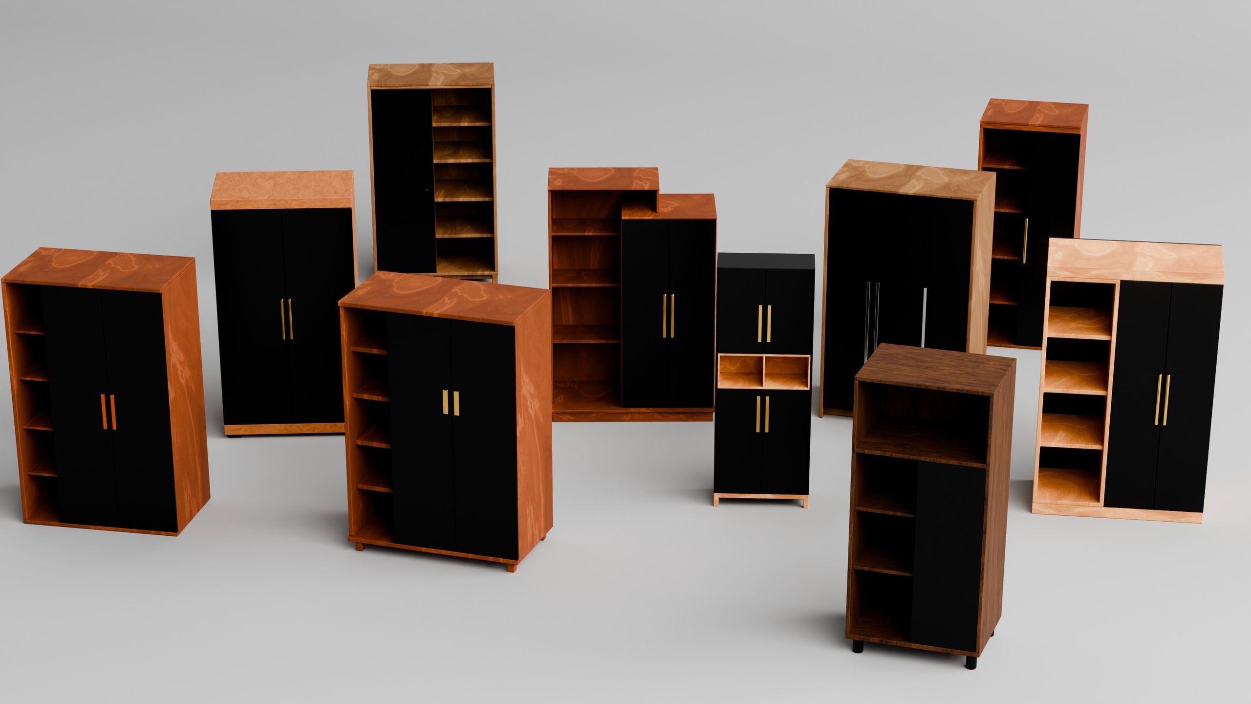 Media 1 for listing Modern Wardrobe and Storage Cabinet Set