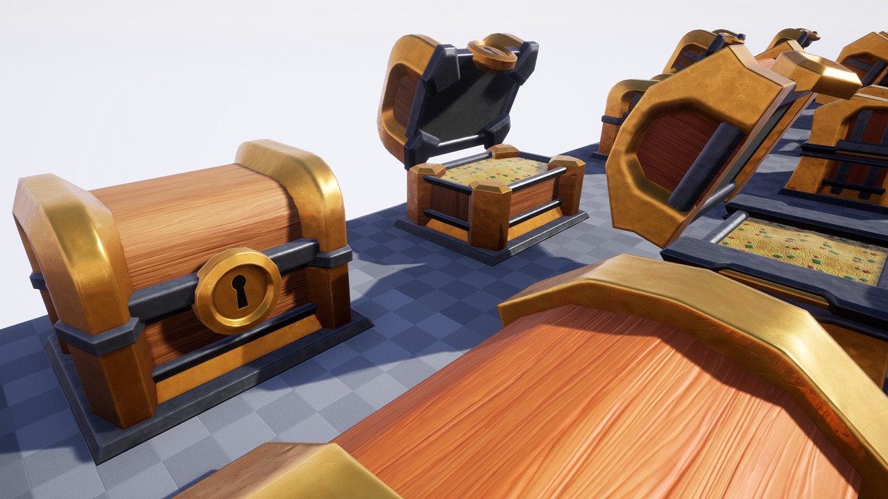 Media 1 for listing Stylized Chests PBR Asset Pack Vol.1