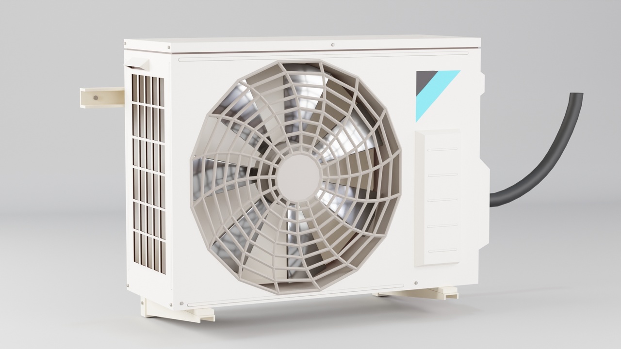 Media 1 for listing Low Poly Split-type Air Conditioner Outdoor Unit