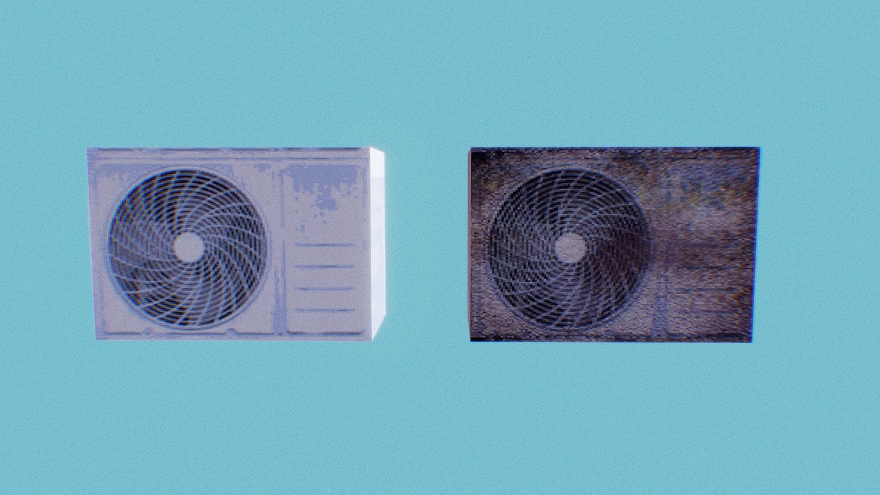 Media 1 for listing Rusted And Normal Airconditioner PSX