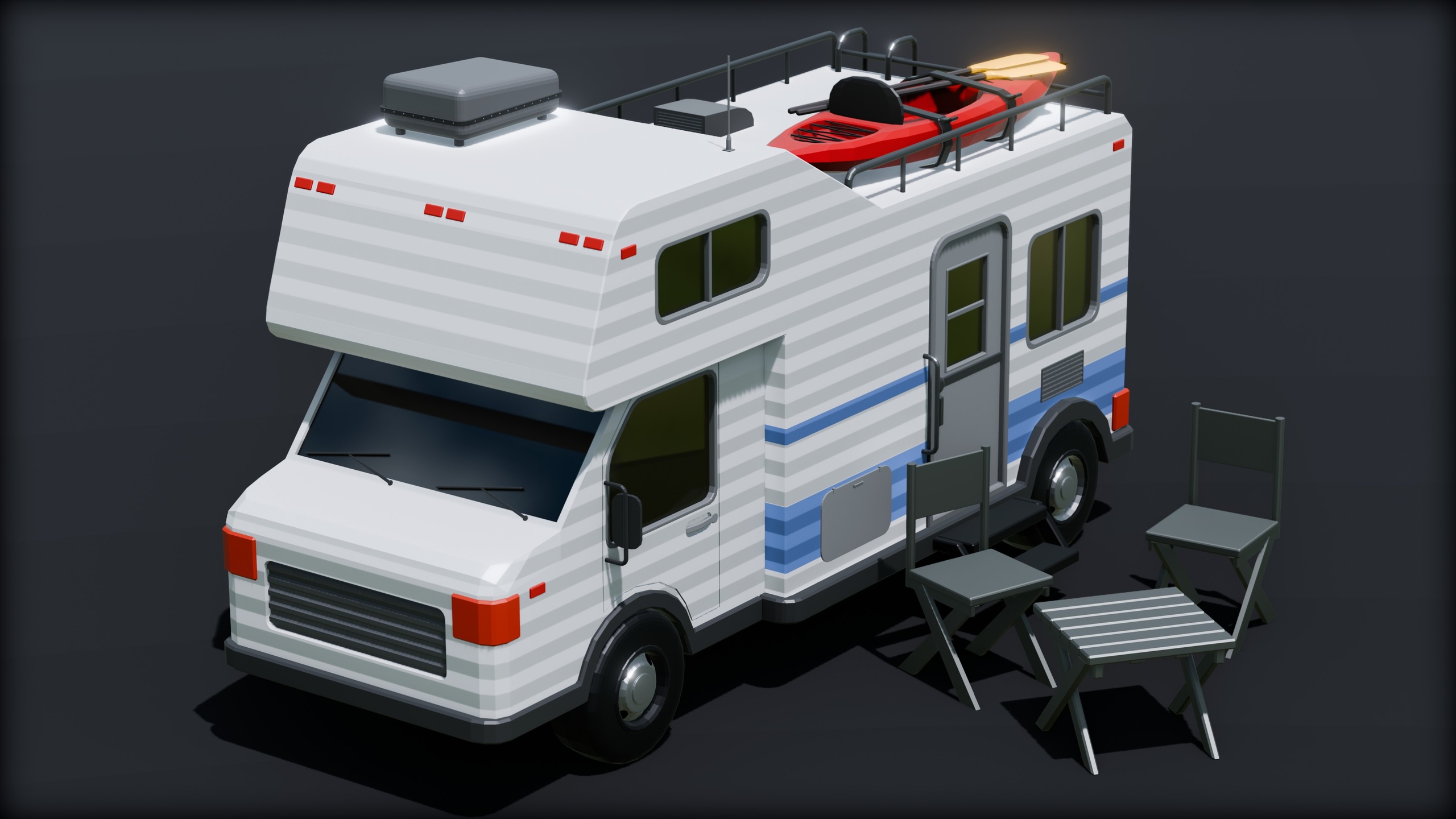 Media 1 for listing Low Poly Campervan