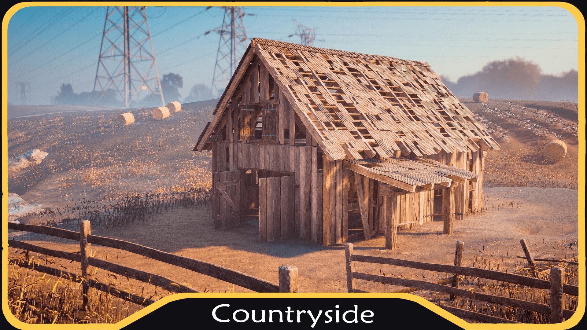 Countryside: Windmills &amp; Barns