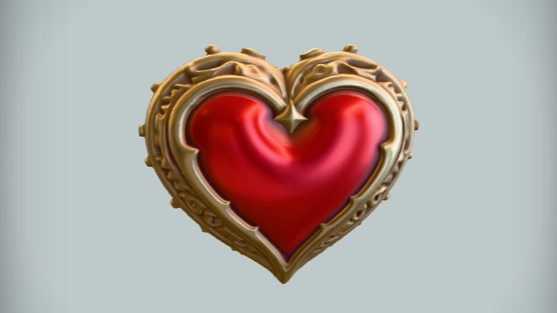 ornamental heart-shaped object | Fab