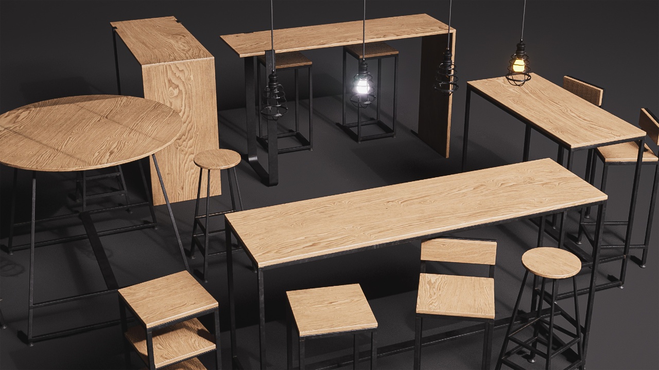 出品Tables & Chairs - Furnitureのメディア1