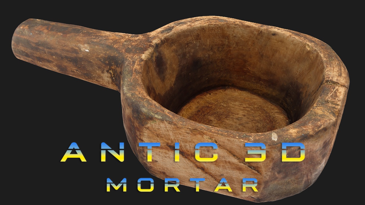 Media 1 for listing Old wooden mortar