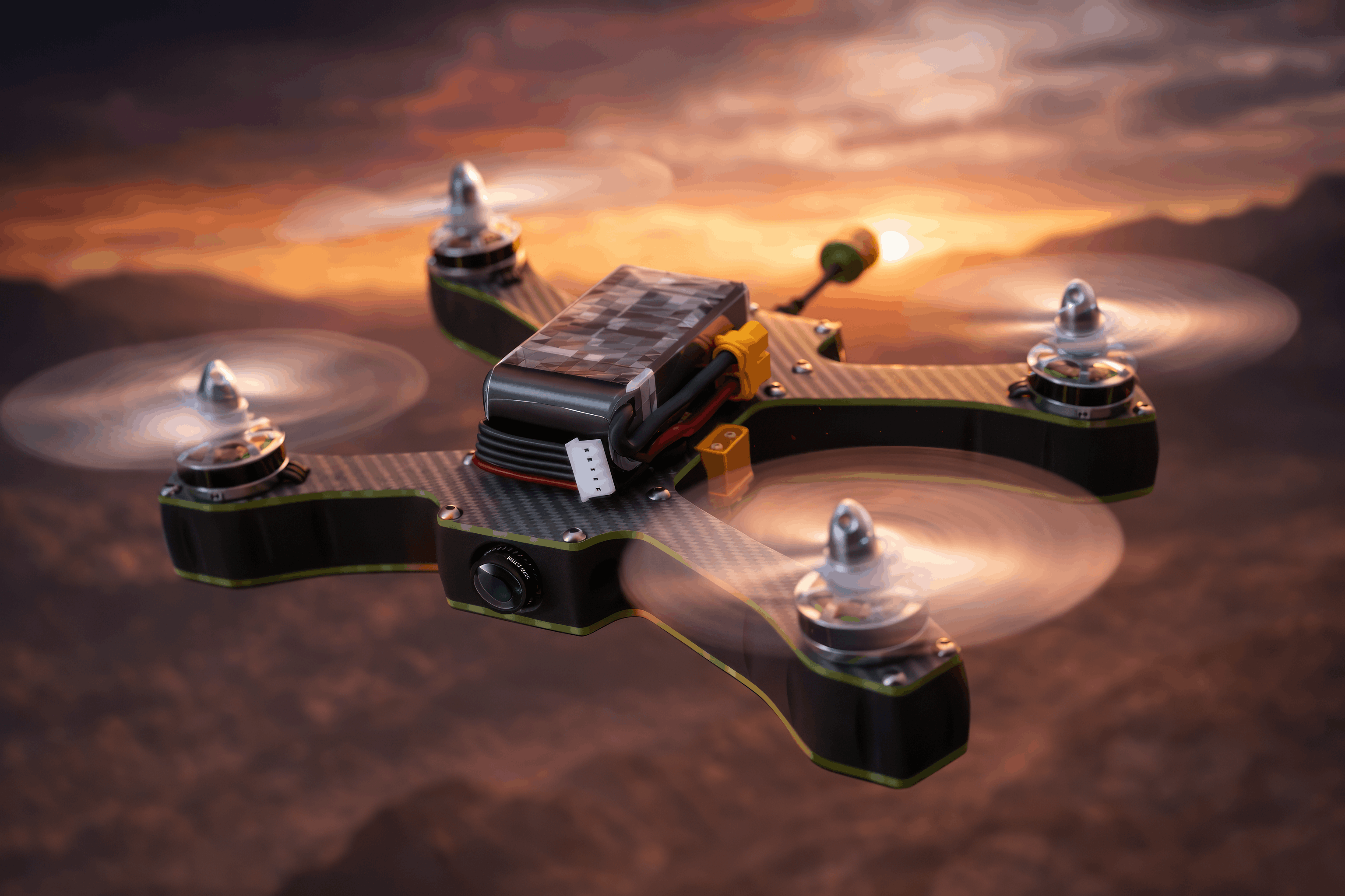 FPV Racing Drone – High-Detail 3D Model | Fab
