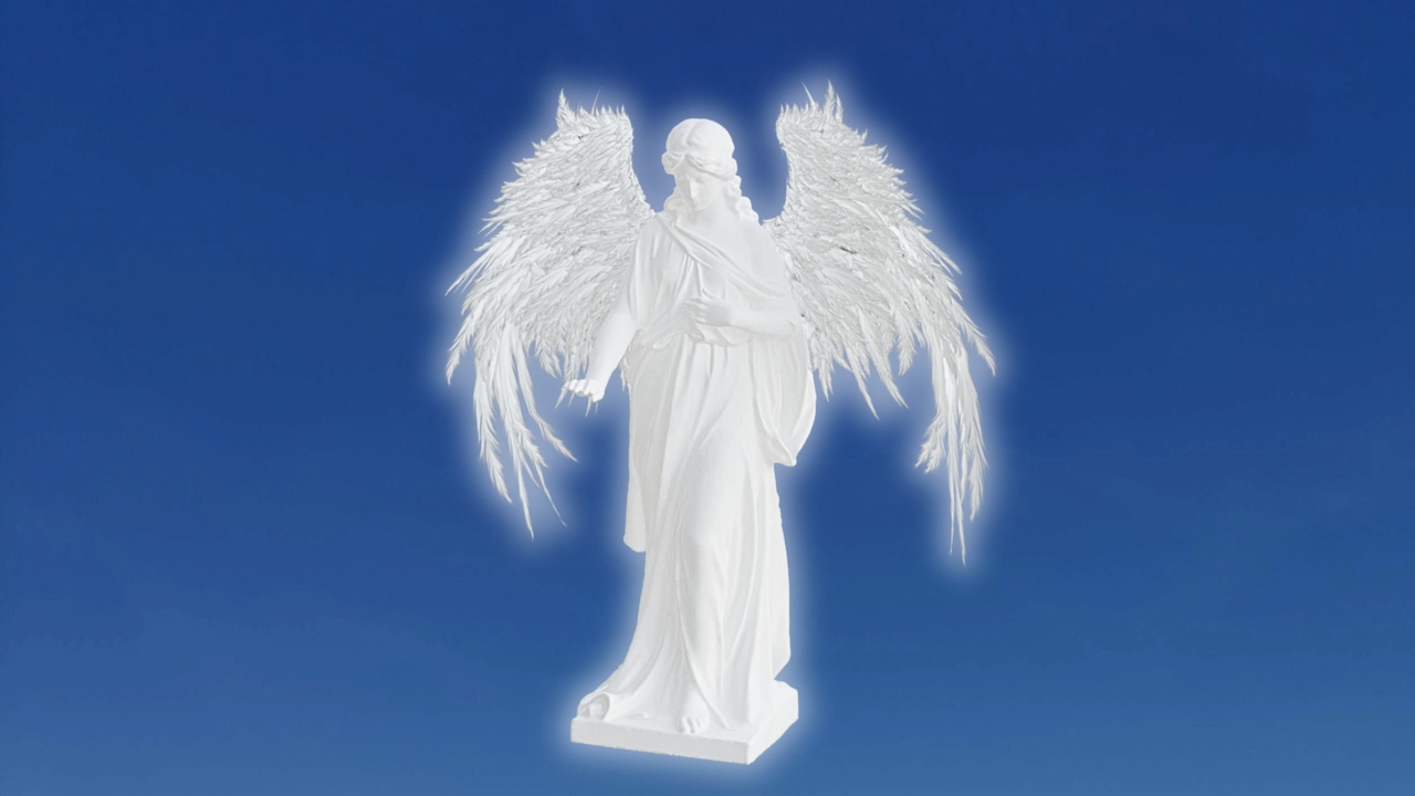 Media 1 for listing Angel Statue Animated
