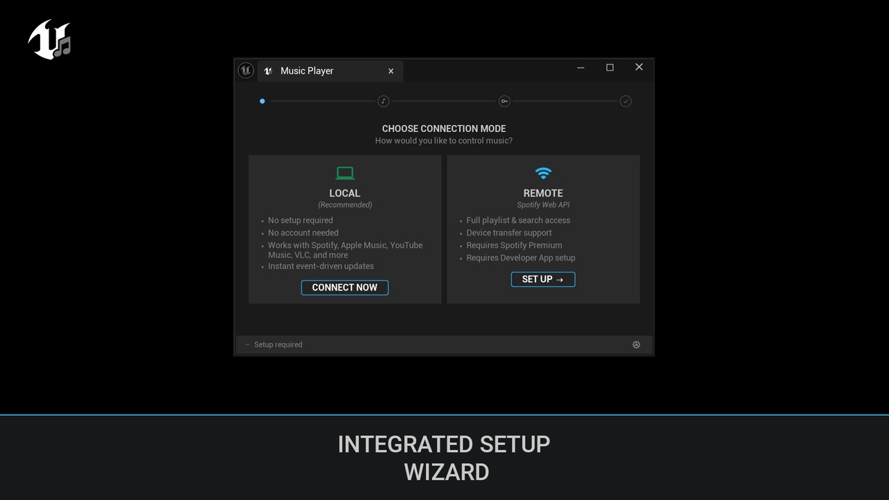 Media 1 for listing Music Remote Player