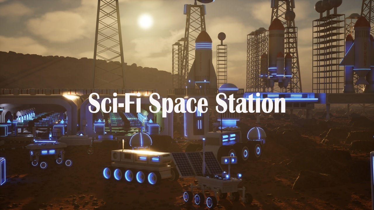 Multimedia 1 para anuncio Sci-Fi Space Station