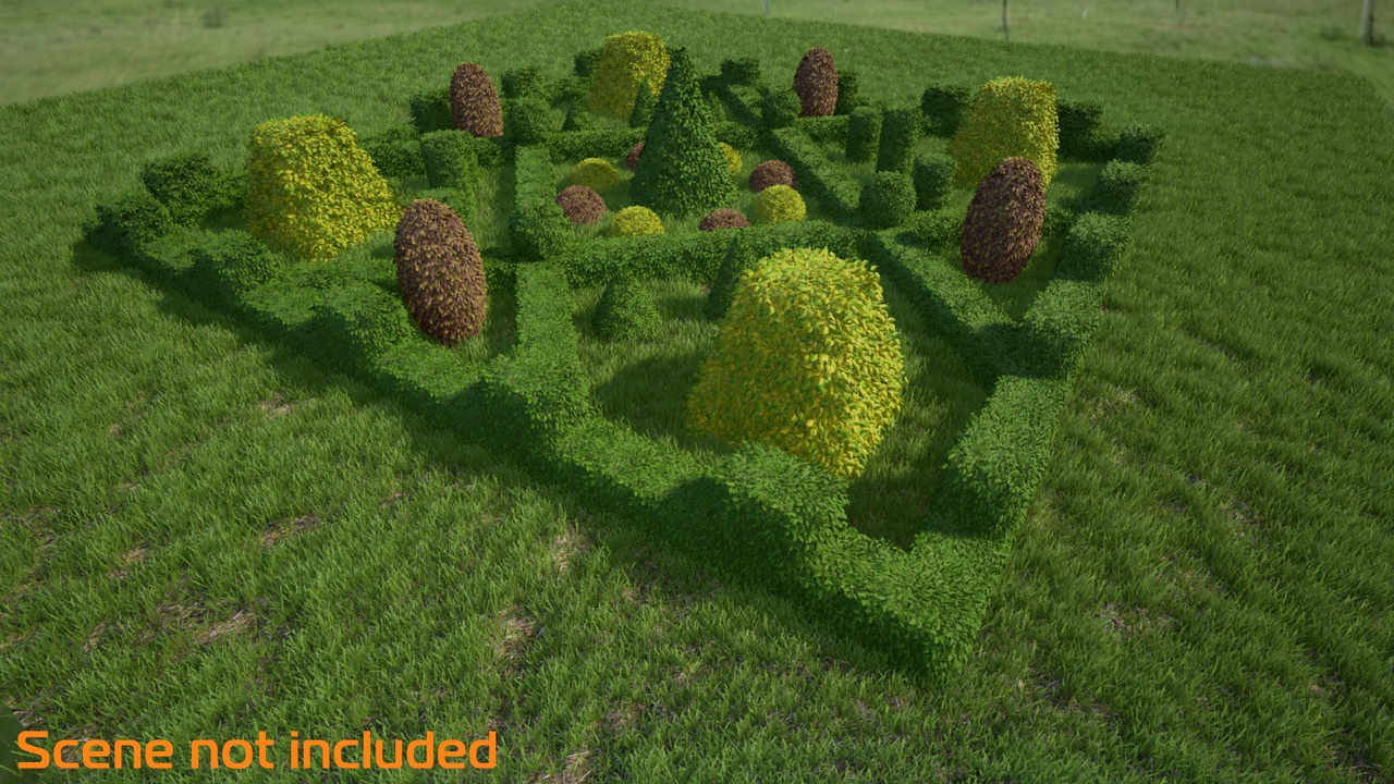 Media 1 for listing Shaped Bushes Pack