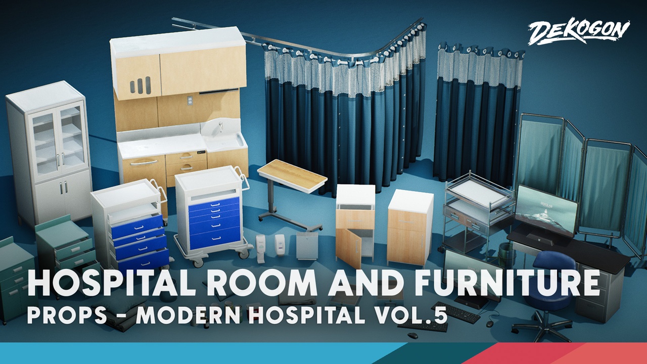Media 1 for listing Modern Hospital Props VOL.5