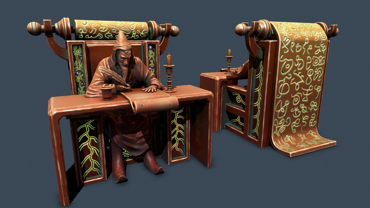 Media 1 for listing Wizard on throne