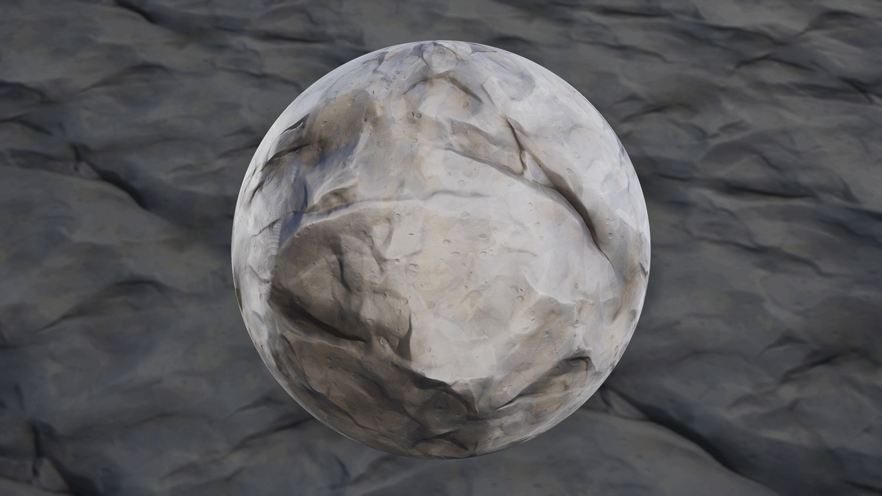 Media 1 for listing Stylized Rock Wall 09A - Material