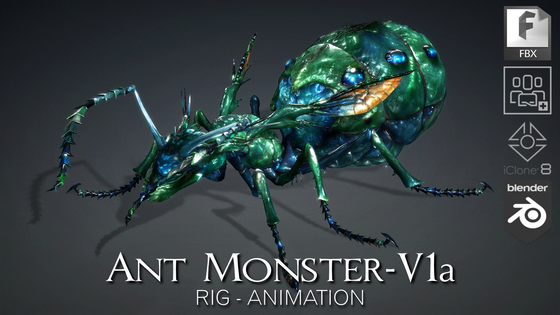 Ant Monster_V1a | Fab