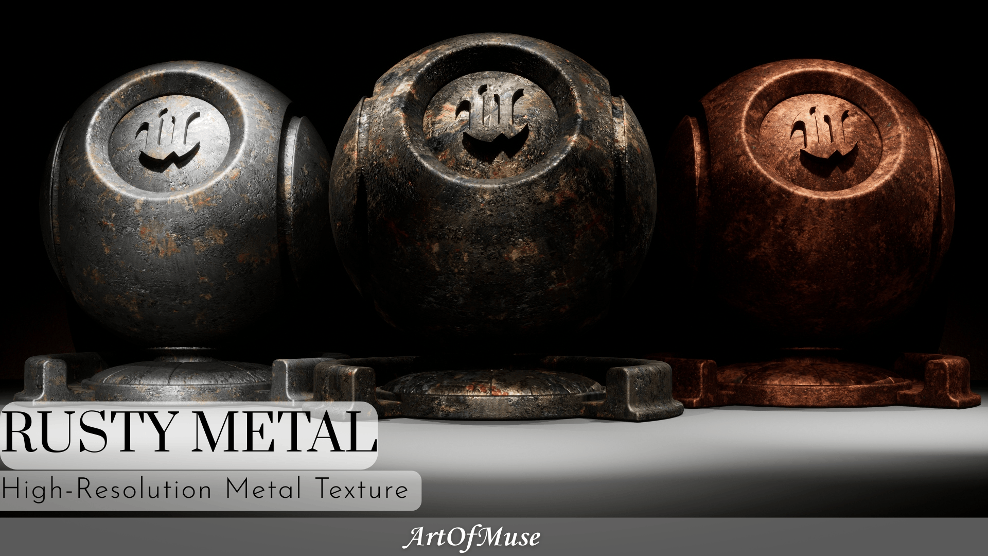 Rusty Metal 4K PBR Texture – Ultra Realistic Rusted Metal Surface | Fab