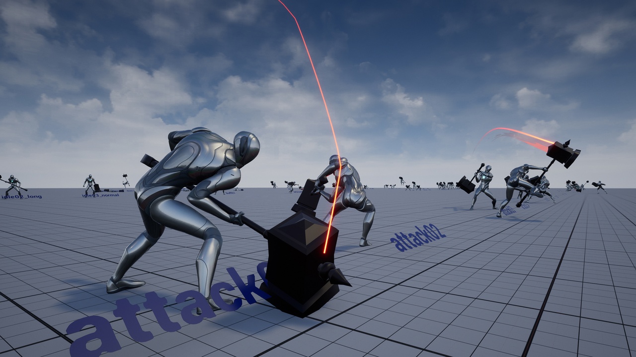 Media 1 for listing 2Handed Hammer AnimSet