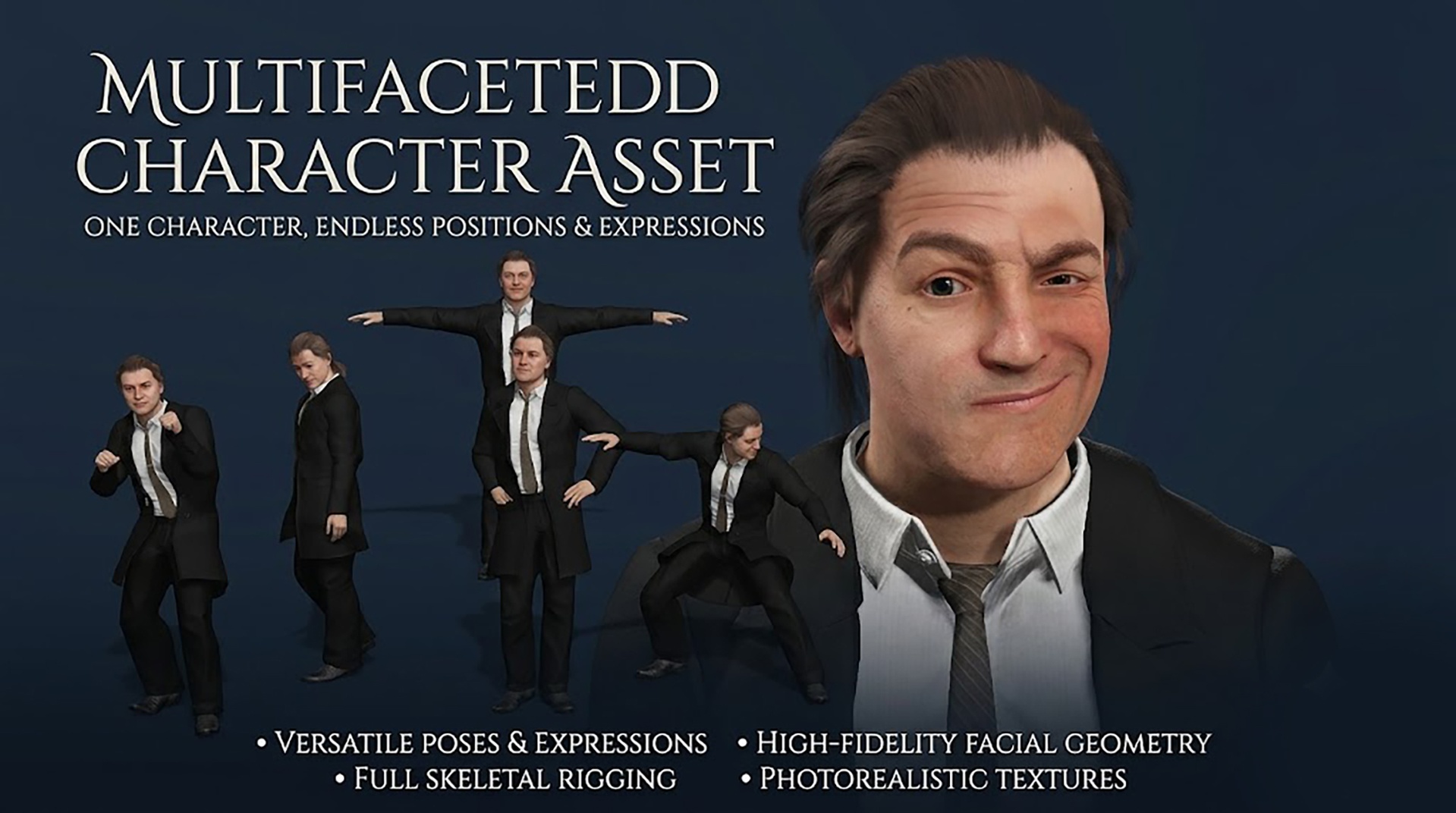 Media 1 for listing Realistic Businessman | Fully Rigged
