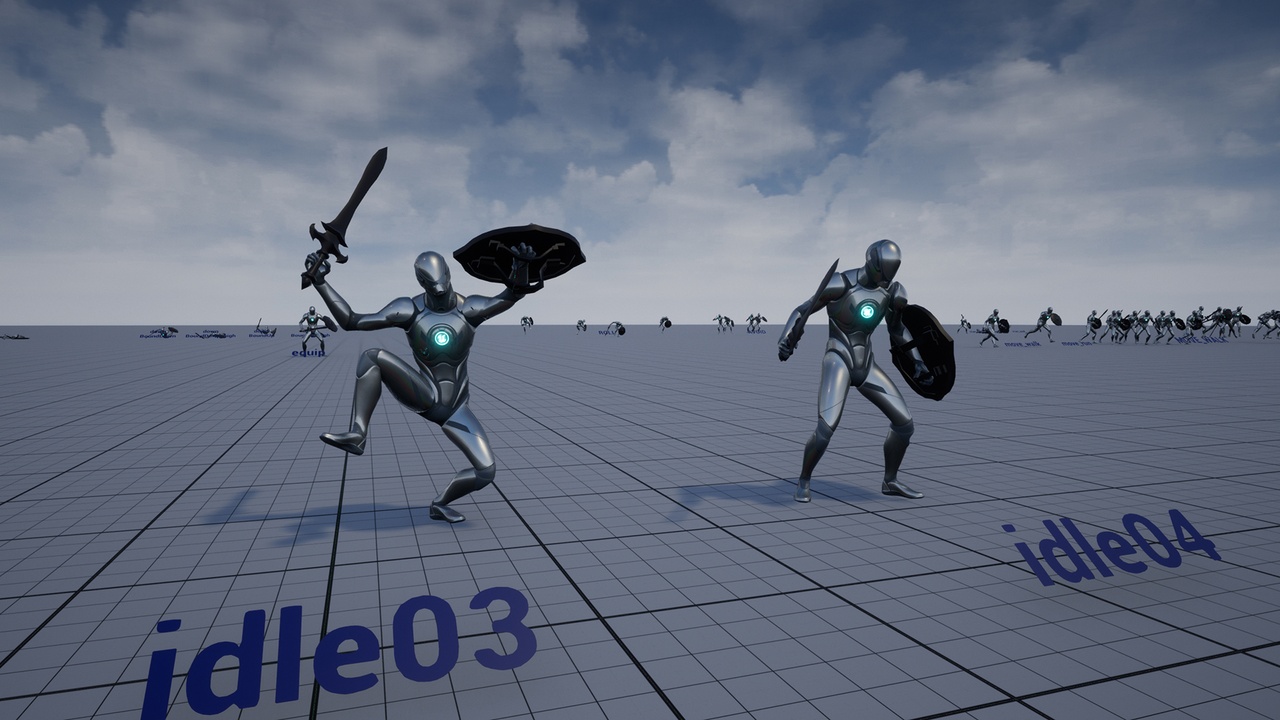 Media 1 for listing Goblin Sword Shield AnimSet