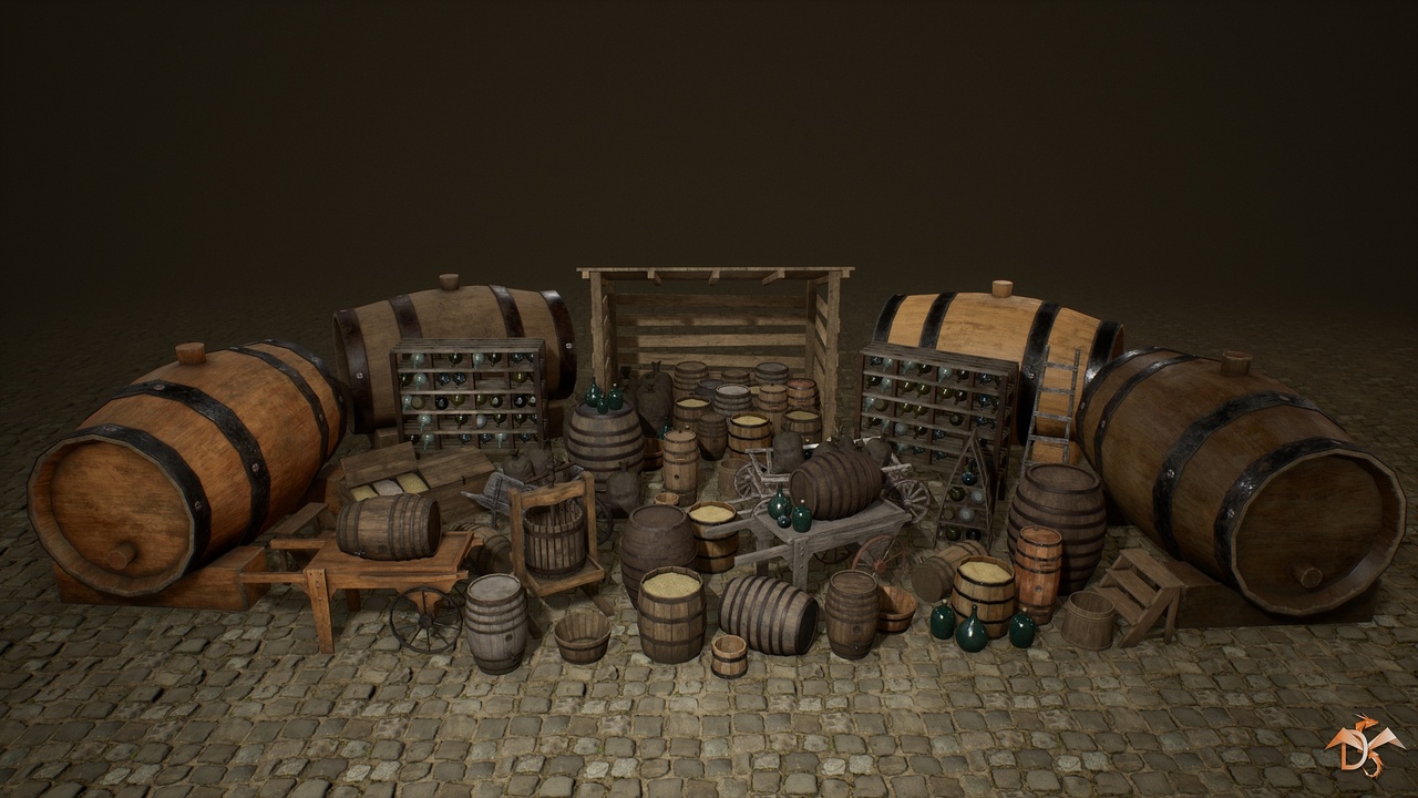 Media 1 for listing Medieval Props: Cellar