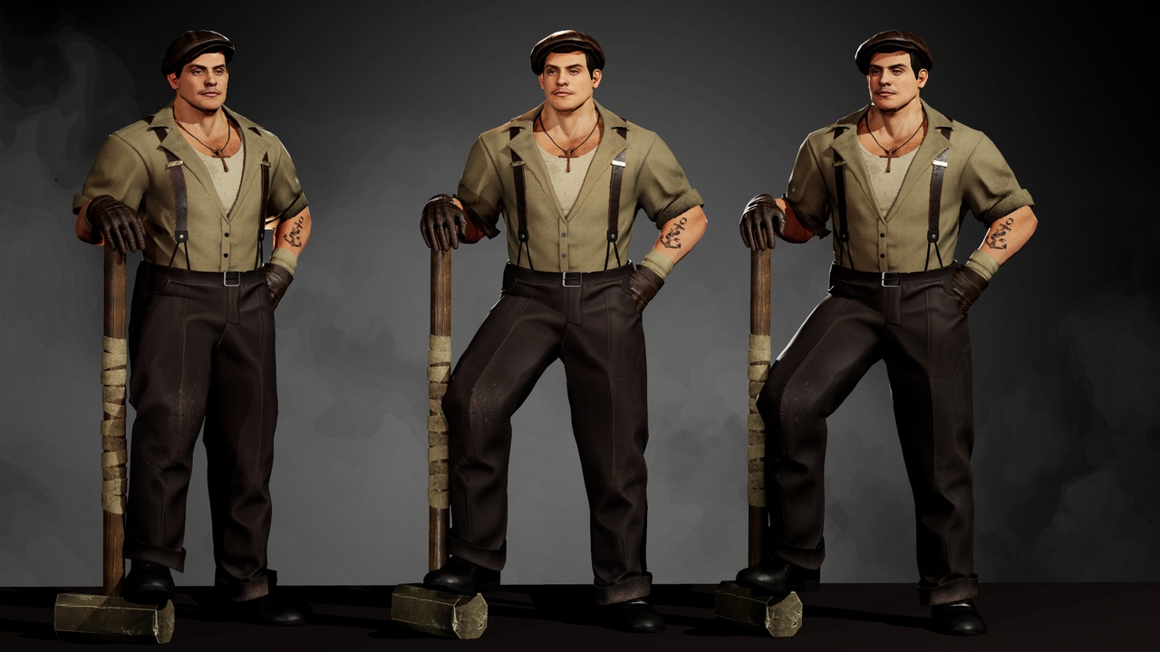 Mafia Gangster Mafia Worker Fighter 제품 등록을 위한 미디어 1개
