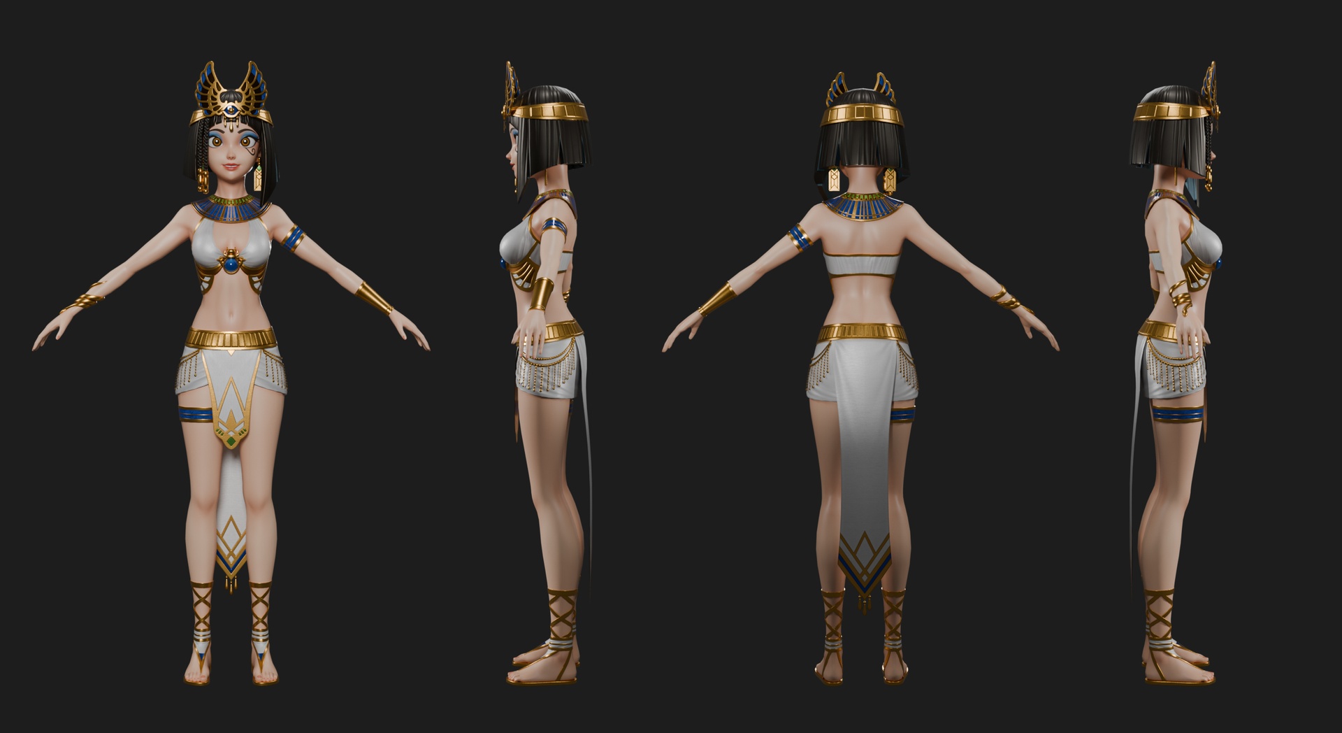 Media 1 for listing HQ Egyptian Queen (well-proportioned figure)