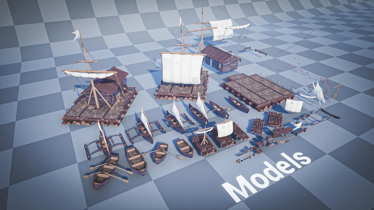 Media 1 for listing Stylized Watercrafts