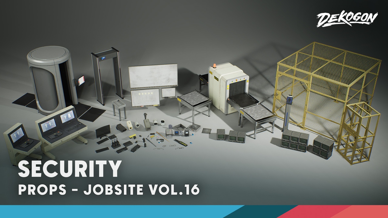 Media 1 for listing Jobsite VOL.16 - Security (Nanite & Low Poly)