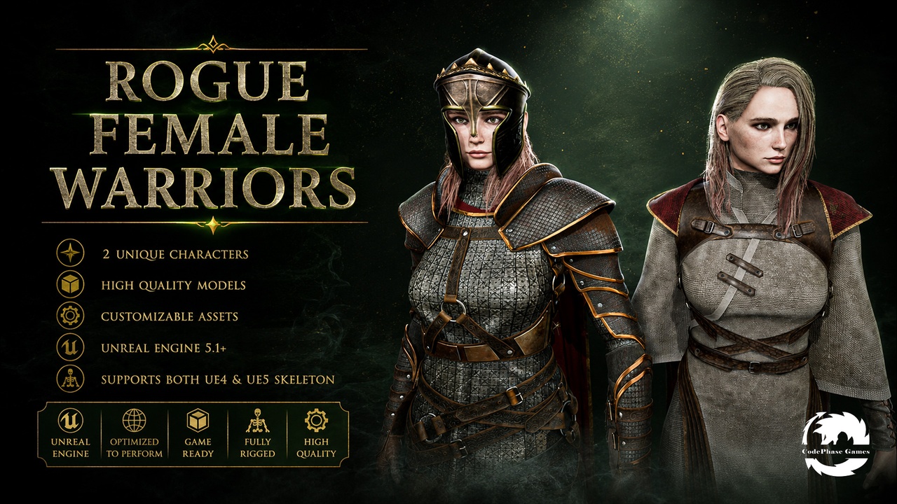 Media 1 for listing Rogue Female Warriors