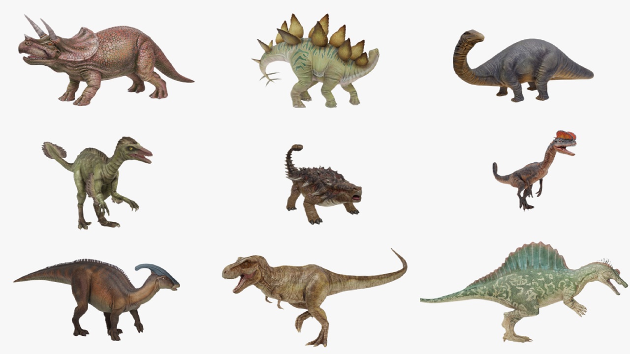 Media 1 for listing Realistic Dinosaur Bundle – High-Quality Prehistoric Creatures