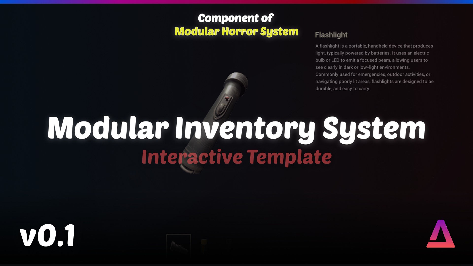 Modular Inventory System - Horror UI with Modular Items | Fab