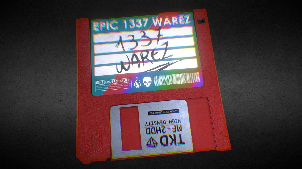 Media 1 for listing Retro Warez Floppy Disc